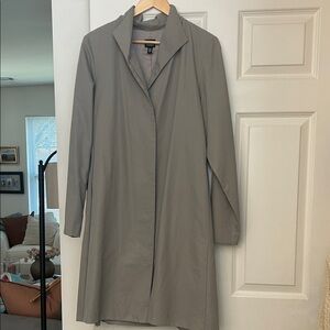 Eileen Fisher Gray Trench Coat